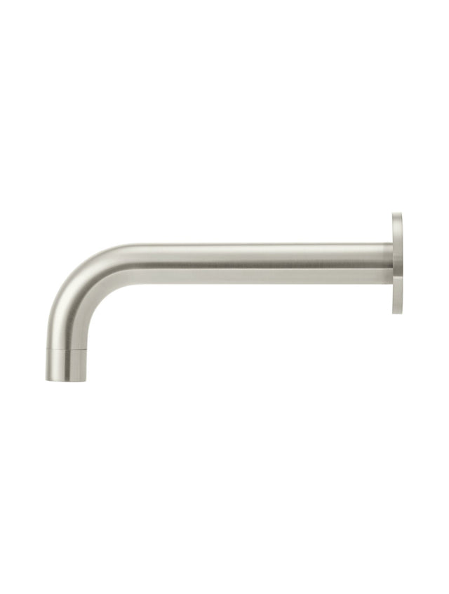 Meir Round Wall Spout for Bath or Basin - PVD Brushed Nickel (SKU: MS05-PVDBN) Image - 2