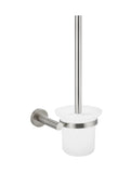 Round Toilet Brush & Holder - PVD Brushed Nickel - MTO01-R-PVDBN