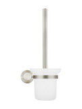 Round Toilet Brush & Holder - PVD Brushed Nickel - MTO01-R-PVDBN