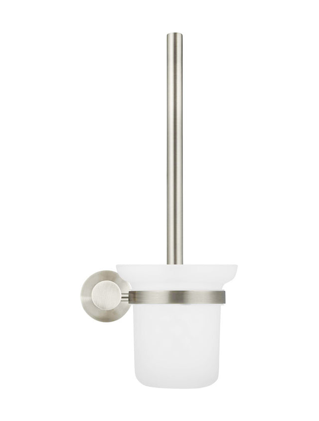 Meir Round Toilet Brush & Holder - PVD Brushed Nickel (SKU: MTO01-R-PVDBN) Image - 2
