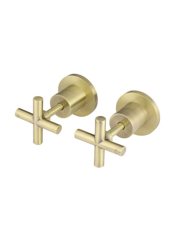 Round Jumper Valve Wall Top Assemblies - Tiger Bronze Gold