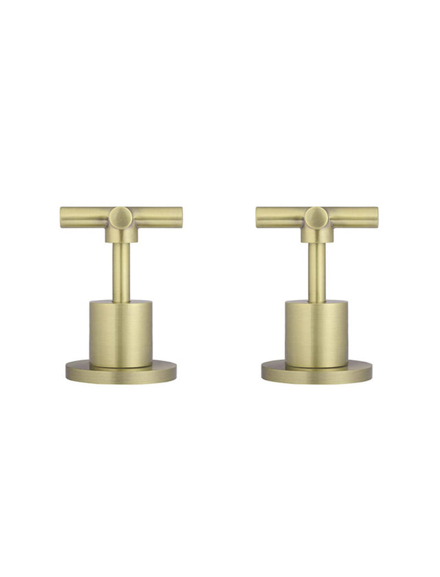 Meir Round Jumper Valve Wall Top Assemblies Gold - Tiger Bronze (SKU: MW08-PVDBB) Image - 5