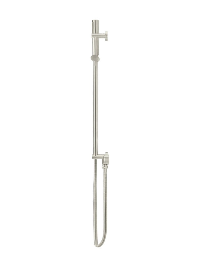 Meir Round Shower on Rail Column, Single Function Hand Shower - Brushed Nickel (SKU: MZ0402-R-PVDBN) Image - 3