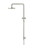 Round Combination Shower Rail, 200mm Head, Single Function Hand Shower - PVD Brushed Nickel - MZ0704-R-PVDBN